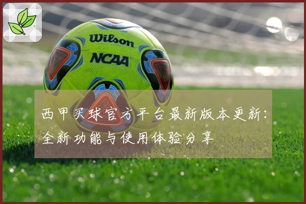 西甲买球官方平台最新版本更新：全新功能与使用体验分享