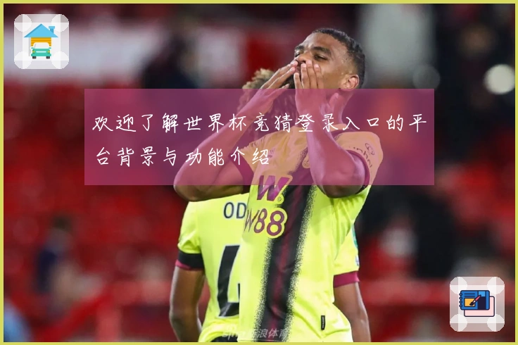 欢迎了解世界杯竞猜登录入口的平台背景与功能介绍